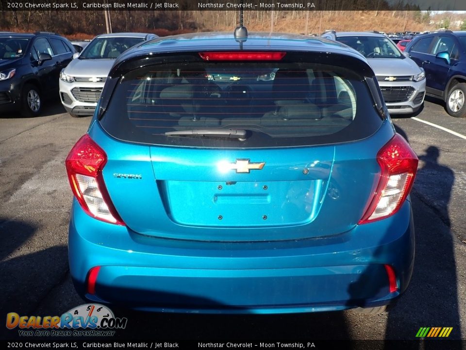 2020 Chevrolet Spark LS Caribbean Blue Metallic / Jet Black Photo #4