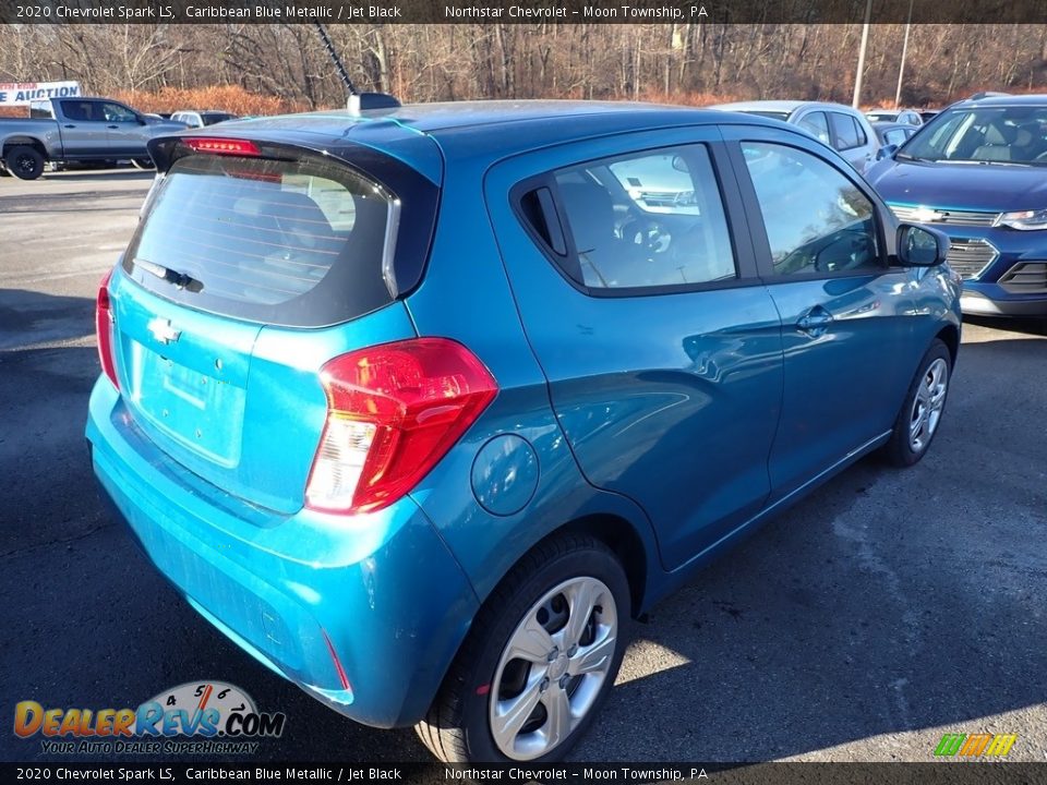 2020 Chevrolet Spark LS Caribbean Blue Metallic / Jet Black Photo #5