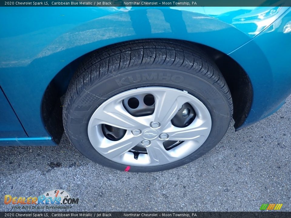 2020 Chevrolet Spark LS Caribbean Blue Metallic / Jet Black Photo #8