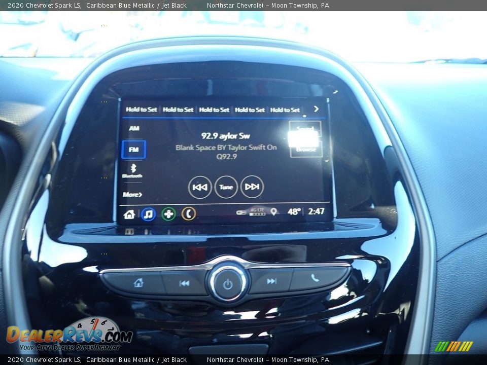 2020 Chevrolet Spark LS Caribbean Blue Metallic / Jet Black Photo #16