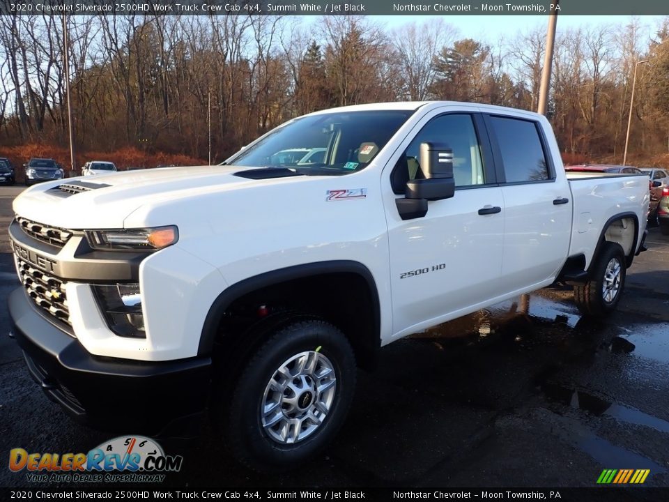 2020 Chevrolet Silverado 2500HD Work Truck Crew Cab 4x4 Summit White / Jet Black Photo #1