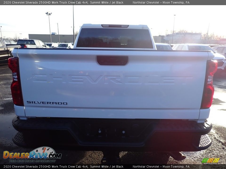 2020 Chevrolet Silverado 2500HD Work Truck Crew Cab 4x4 Summit White / Jet Black Photo #4
