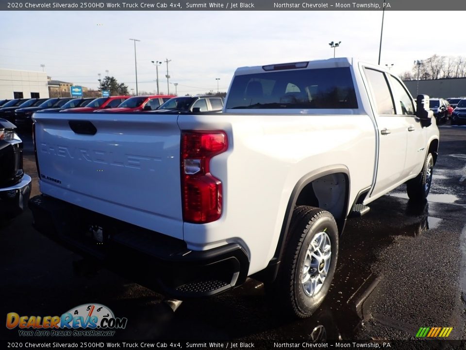 2020 Chevrolet Silverado 2500HD Work Truck Crew Cab 4x4 Summit White / Jet Black Photo #5