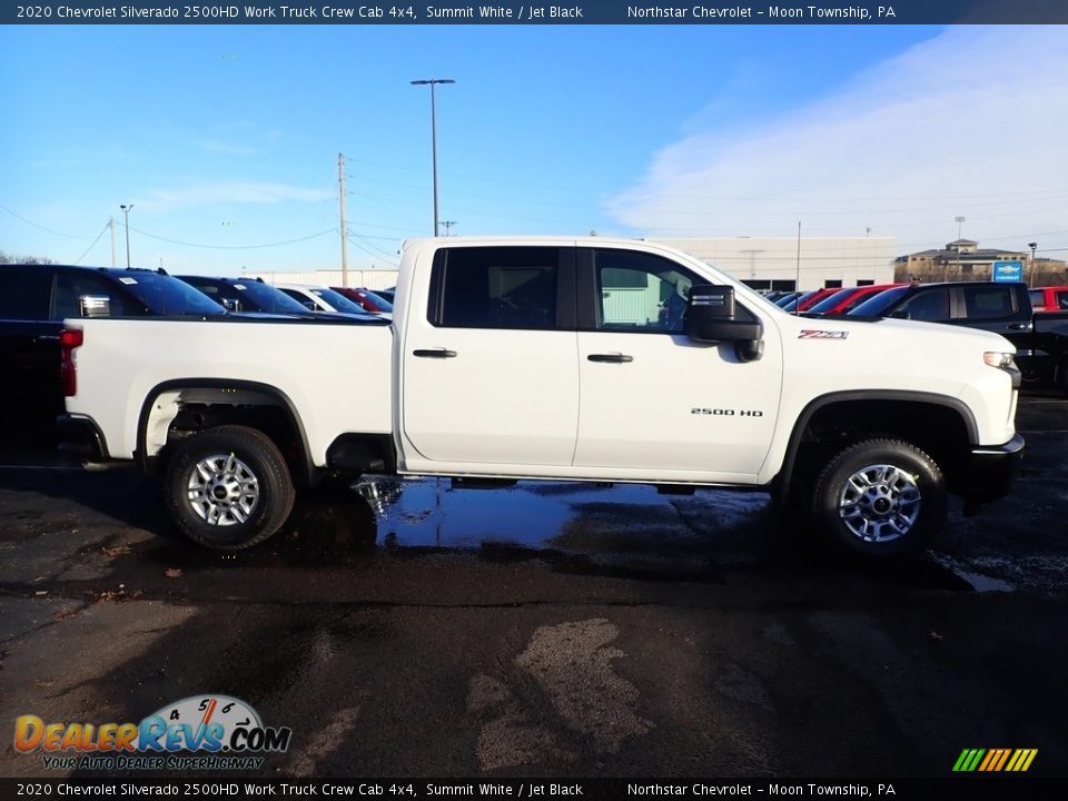 2020 Chevrolet Silverado 2500HD Work Truck Crew Cab 4x4 Summit White / Jet Black Photo #6