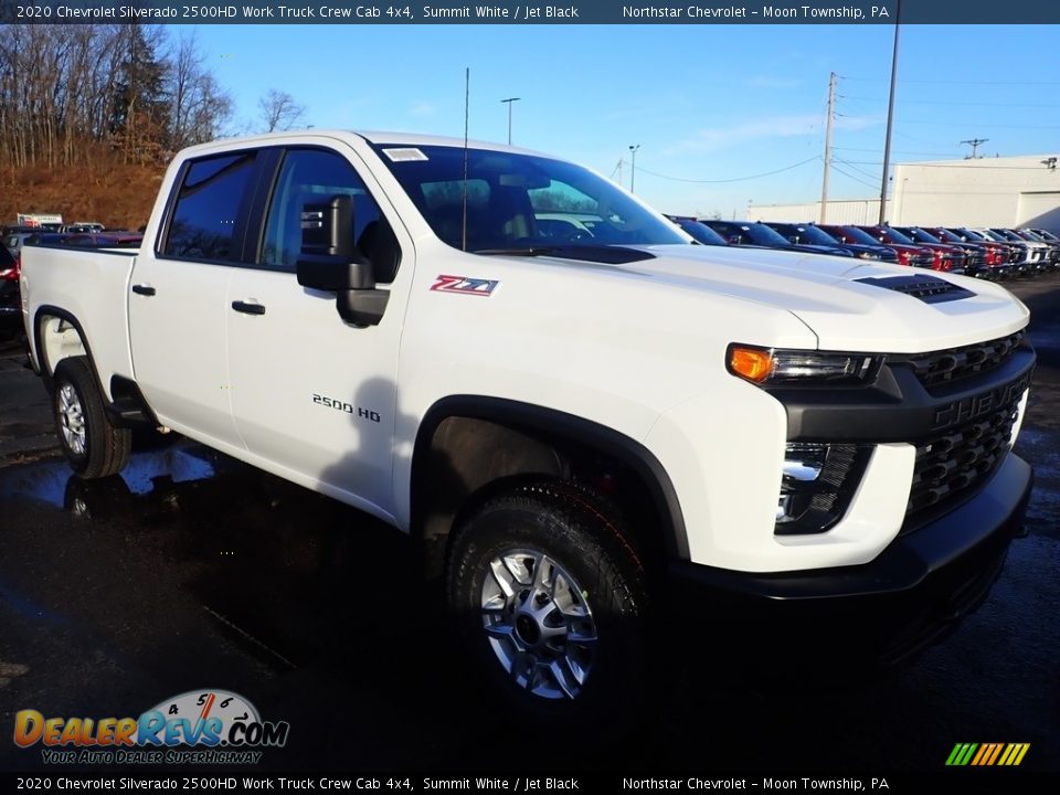 2020 Chevrolet Silverado 2500HD Work Truck Crew Cab 4x4 Summit White / Jet Black Photo #7