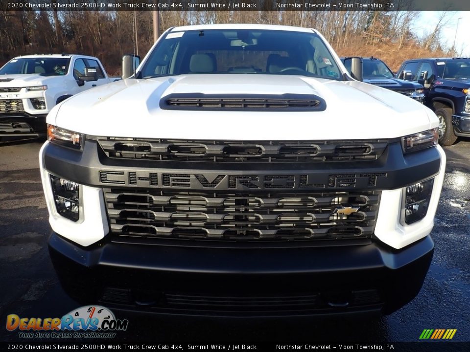 2020 Chevrolet Silverado 2500HD Work Truck Crew Cab 4x4 Summit White / Jet Black Photo #8
