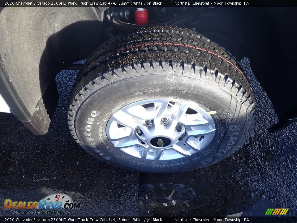 2020 Chevrolet Silverado 2500HD Work Truck Crew Cab 4x4 Summit White / Jet Black Photo #9