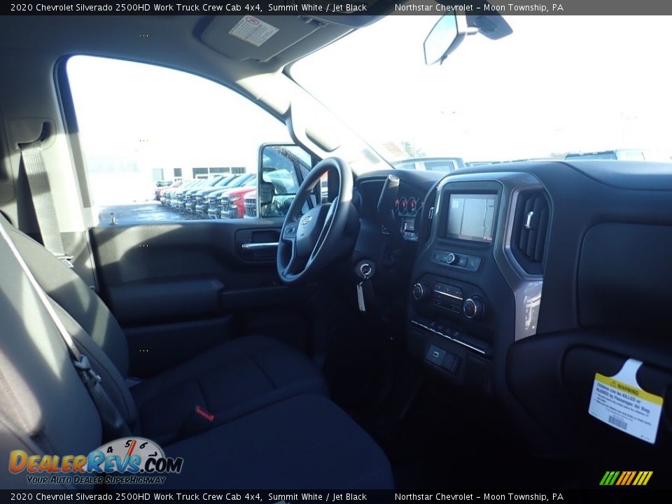 2020 Chevrolet Silverado 2500HD Work Truck Crew Cab 4x4 Summit White / Jet Black Photo #11