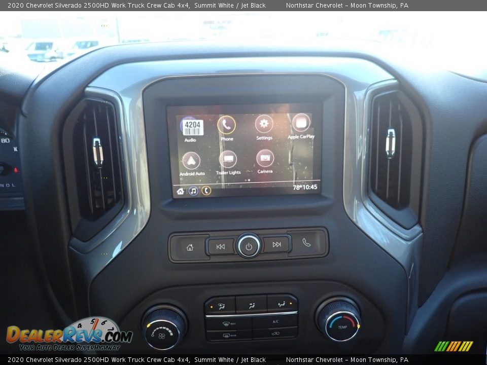 2020 Chevrolet Silverado 2500HD Work Truck Crew Cab 4x4 Summit White / Jet Black Photo #16