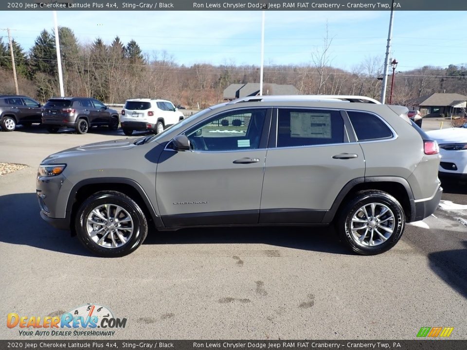 2020 Jeep Cherokee Latitude Plus 4x4 Sting-Gray / Black Photo #2