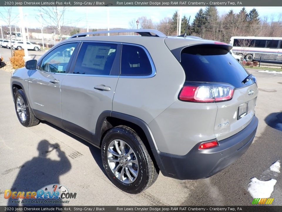 2020 Jeep Cherokee Latitude Plus 4x4 Sting-Gray / Black Photo #3