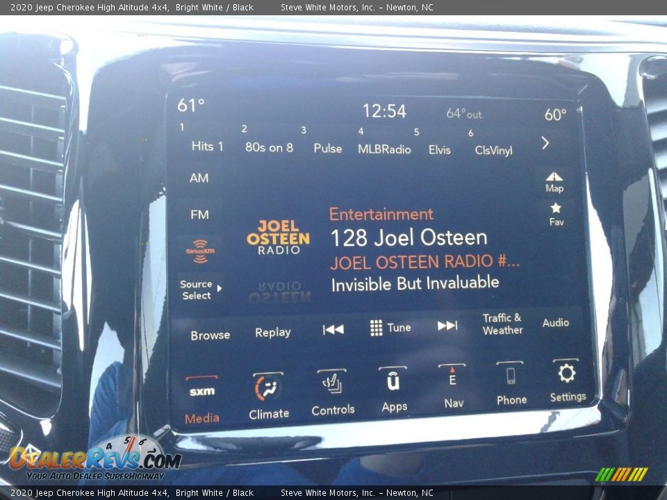 2020 Jeep Cherokee High Altitude 4x4 Bright White / Black Photo #25