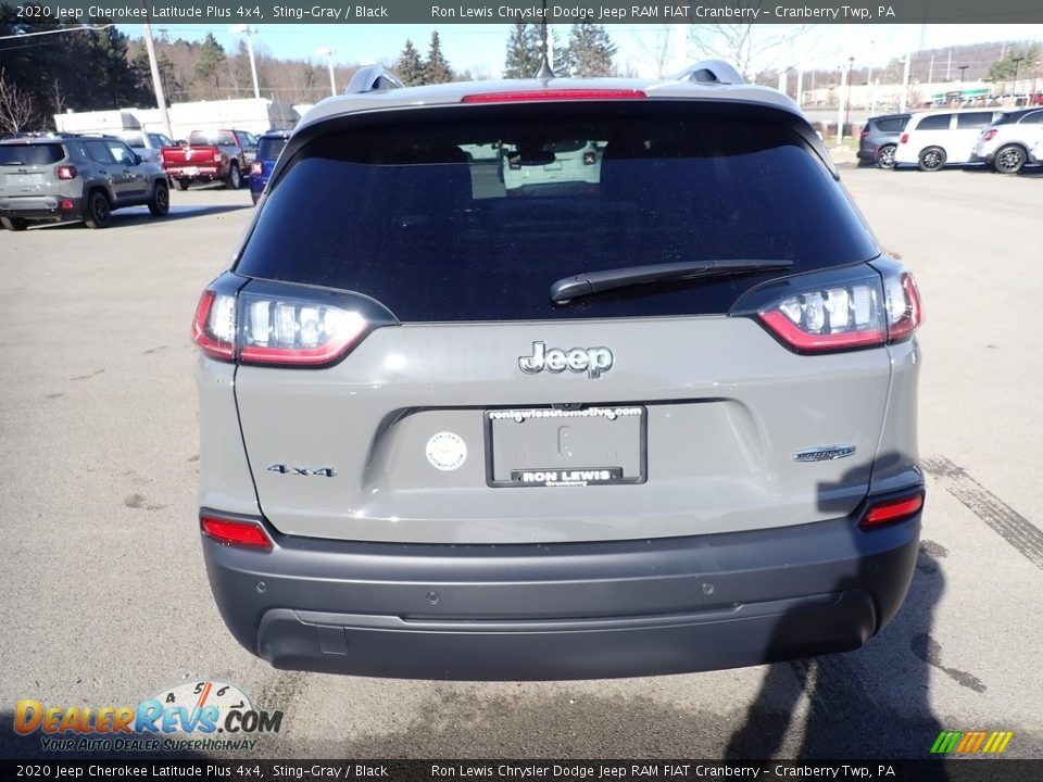 2020 Jeep Cherokee Latitude Plus 4x4 Sting-Gray / Black Photo #4