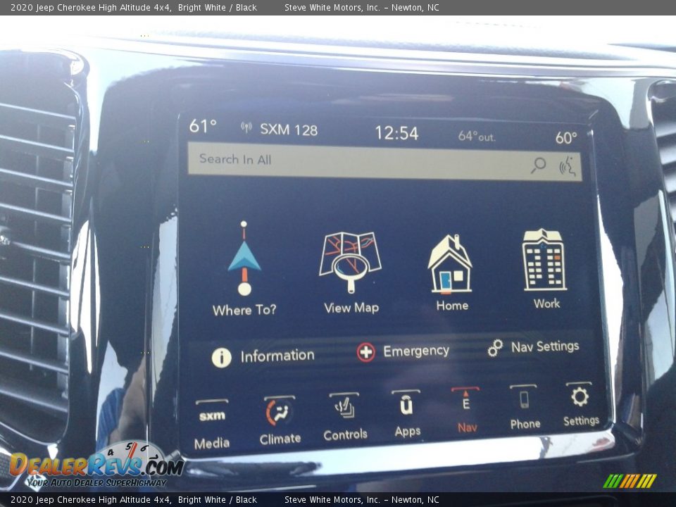 2020 Jeep Cherokee High Altitude 4x4 Bright White / Black Photo #26