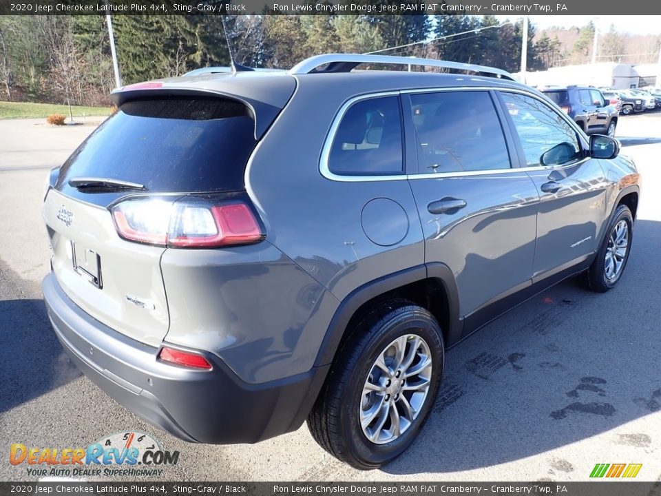2020 Jeep Cherokee Latitude Plus 4x4 Sting-Gray / Black Photo #5