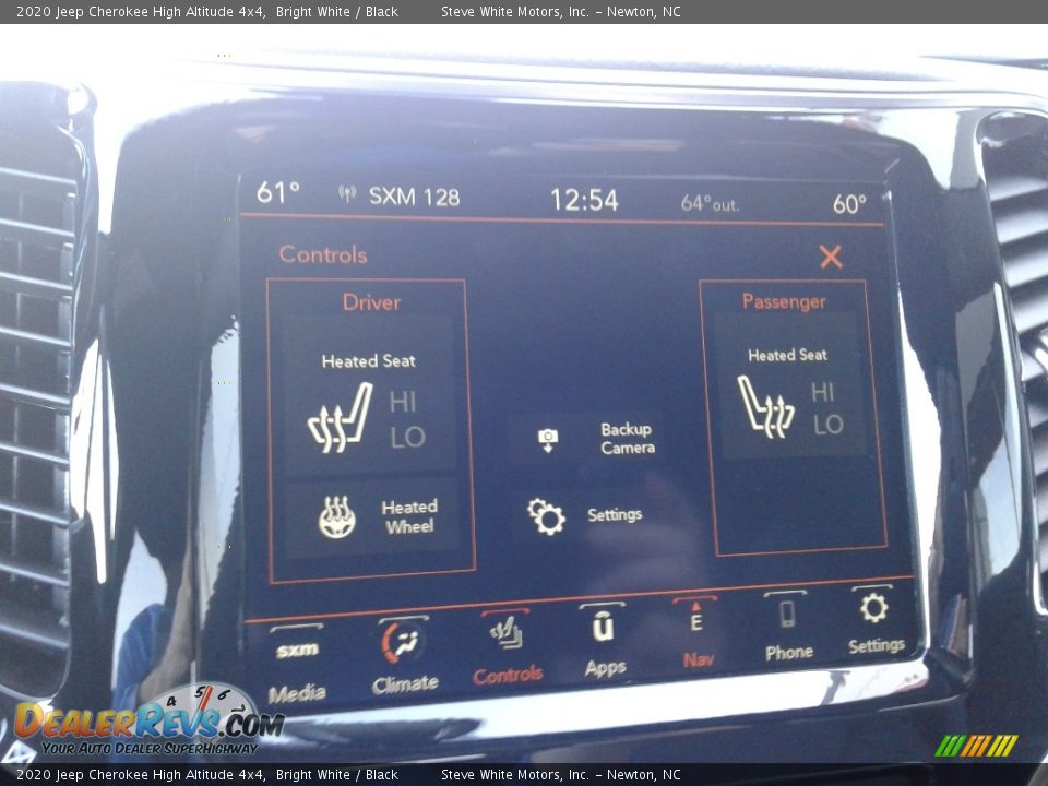 2020 Jeep Cherokee High Altitude 4x4 Bright White / Black Photo #27