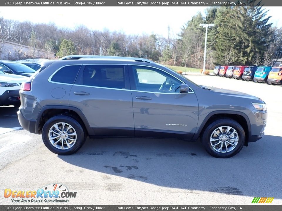 2020 Jeep Cherokee Latitude Plus 4x4 Sting-Gray / Black Photo #6