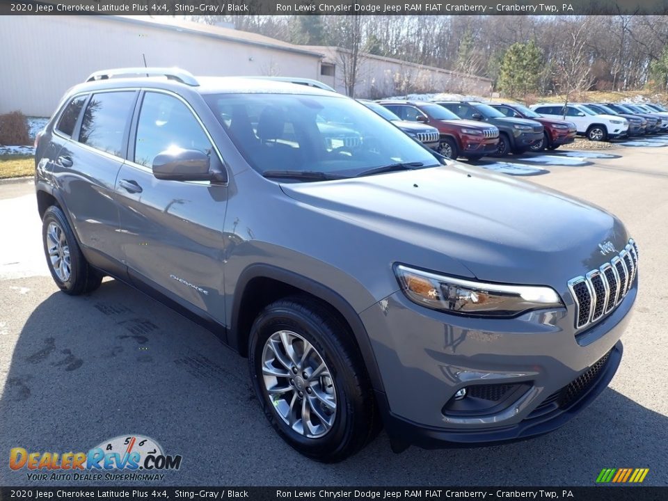2020 Jeep Cherokee Latitude Plus 4x4 Sting-Gray / Black Photo #7