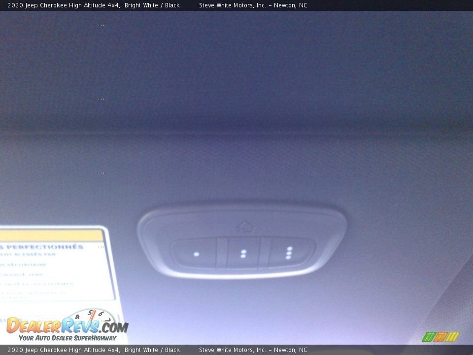 2020 Jeep Cherokee High Altitude 4x4 Bright White / Black Photo #29