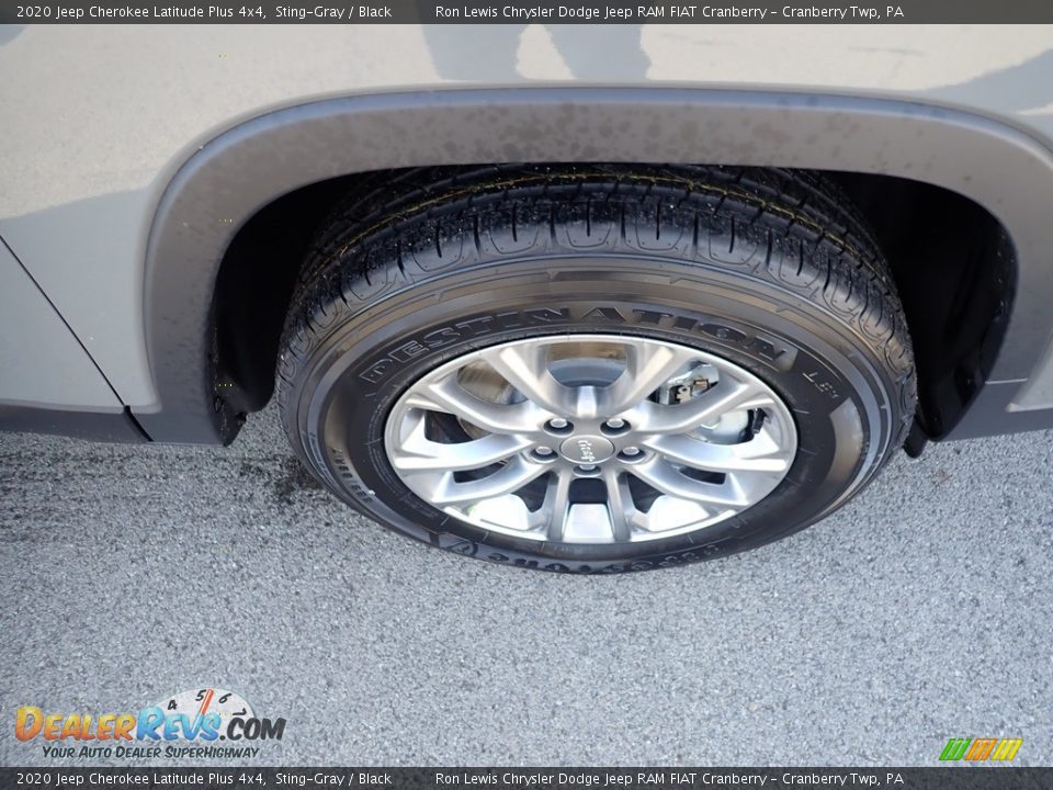 2020 Jeep Cherokee Latitude Plus 4x4 Sting-Gray / Black Photo #9