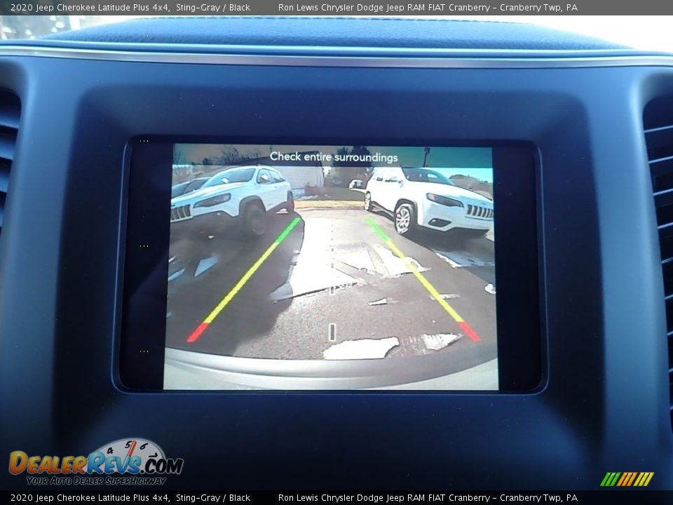 2020 Jeep Cherokee Latitude Plus 4x4 Sting-Gray / Black Photo #17