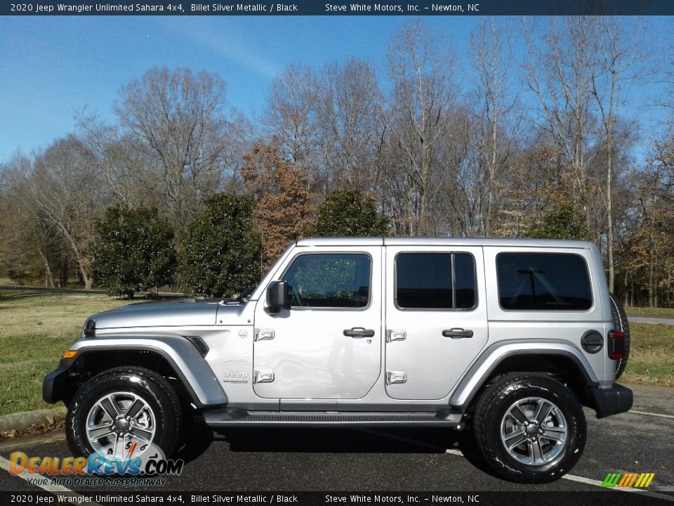 2020 Jeep Wrangler Unlimited Sahara 4x4 Billet Silver Metallic / Black Photo #1