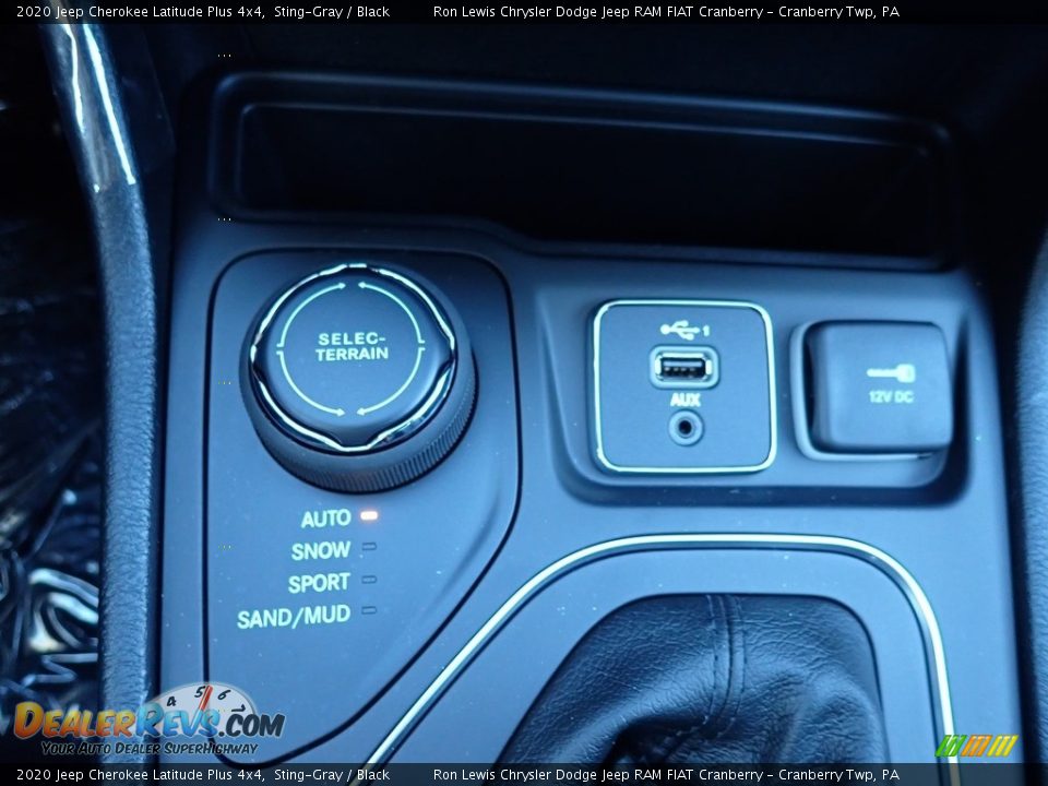 2020 Jeep Cherokee Latitude Plus 4x4 Sting-Gray / Black Photo #20