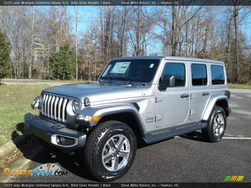 2020 Jeep Wrangler Unlimited Sahara 4x4 Billet Silver Metallic / Black Photo #2