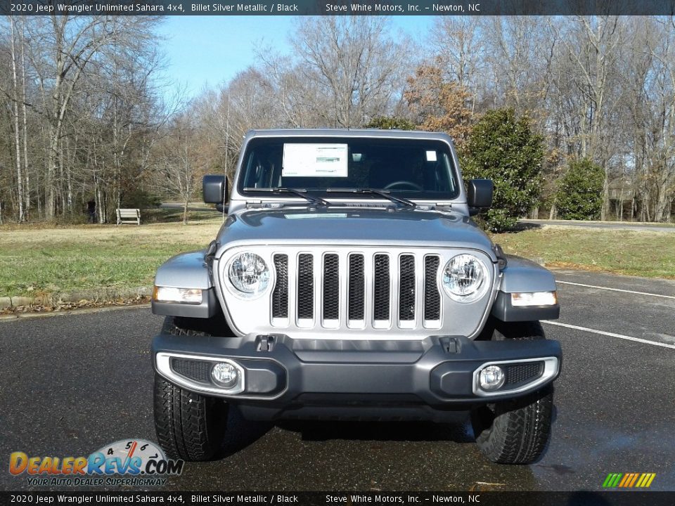 2020 Jeep Wrangler Unlimited Sahara 4x4 Billet Silver Metallic / Black Photo #3