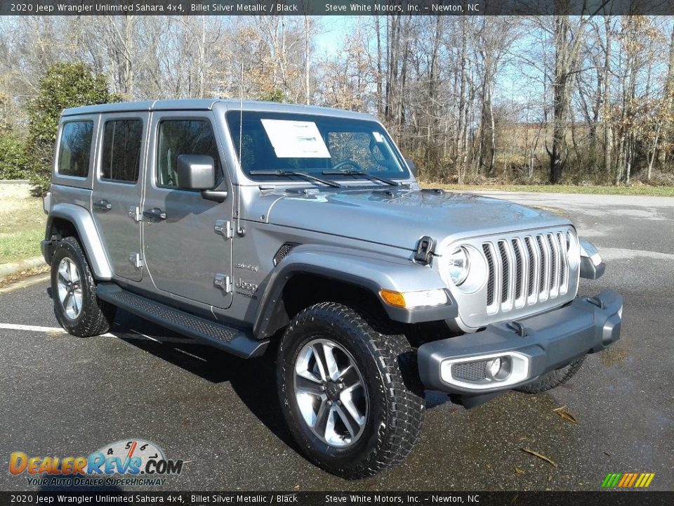 2020 Jeep Wrangler Unlimited Sahara 4x4 Billet Silver Metallic / Black Photo #4