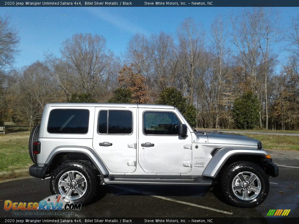 2020 Jeep Wrangler Unlimited Sahara 4x4 Billet Silver Metallic / Black Photo #5