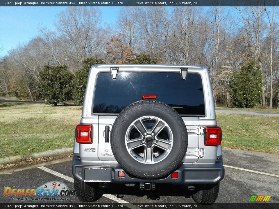 2020 Jeep Wrangler Unlimited Sahara 4x4 Billet Silver Metallic / Black Photo #7