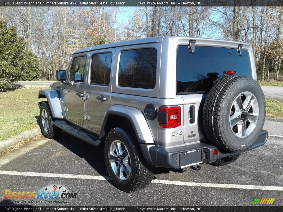 2020 Jeep Wrangler Unlimited Sahara 4x4 Billet Silver Metallic / Black Photo #8