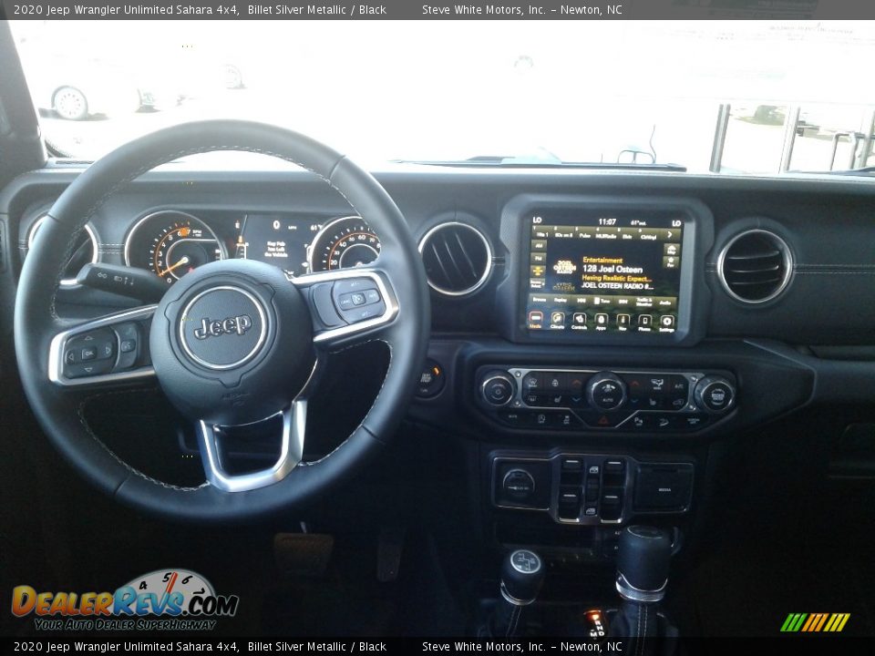 2020 Jeep Wrangler Unlimited Sahara 4x4 Billet Silver Metallic / Black Photo #14