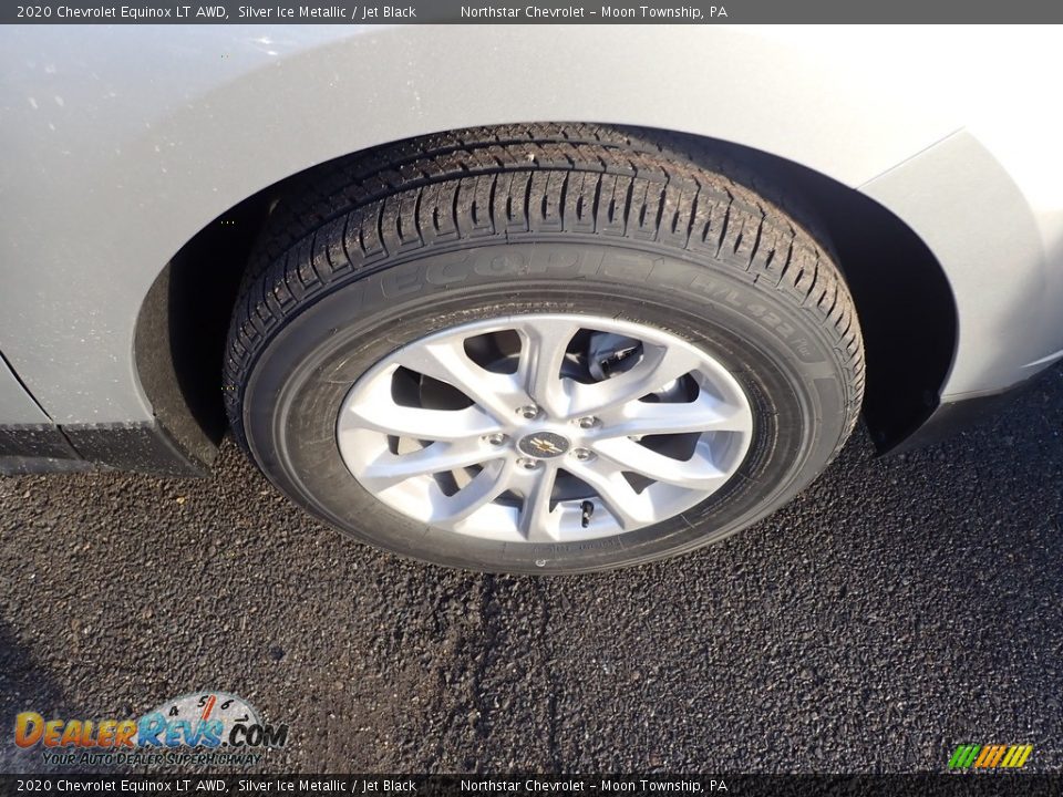 2020 Chevrolet Equinox LT AWD Silver Ice Metallic / Jet Black Photo #7