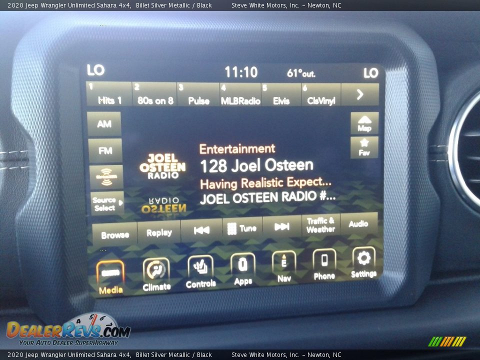 2020 Jeep Wrangler Unlimited Sahara 4x4 Billet Silver Metallic / Black Photo #24