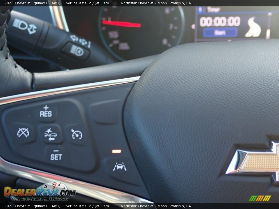 2020 Chevrolet Equinox LT AWD Silver Ice Metallic / Jet Black Photo #18