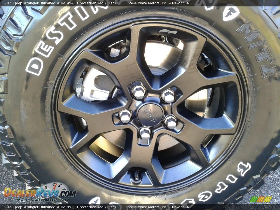 2020 Jeep Wrangler Unlimited Willys 4x4 Firecracker Red / Black Photo #9