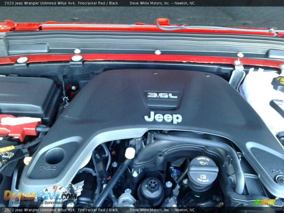 2020 Jeep Wrangler Unlimited Willys 4x4 Firecracker Red / Black Photo #10