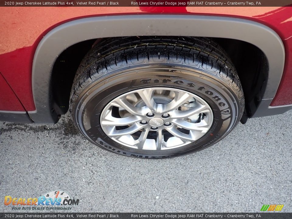2020 Jeep Cherokee Latitude Plus 4x4 Velvet Red Pearl / Black Photo #9
