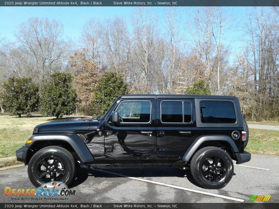 2020 Jeep Wrangler Unlimited Altitude 4x4 Black / Black Photo #1