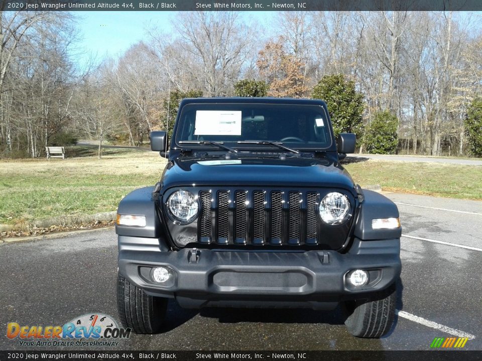 2020 Jeep Wrangler Unlimited Altitude 4x4 Black / Black Photo #3