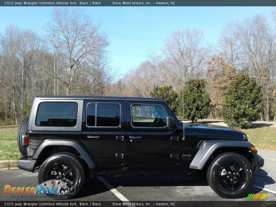2020 Jeep Wrangler Unlimited Altitude 4x4 Black / Black Photo #5