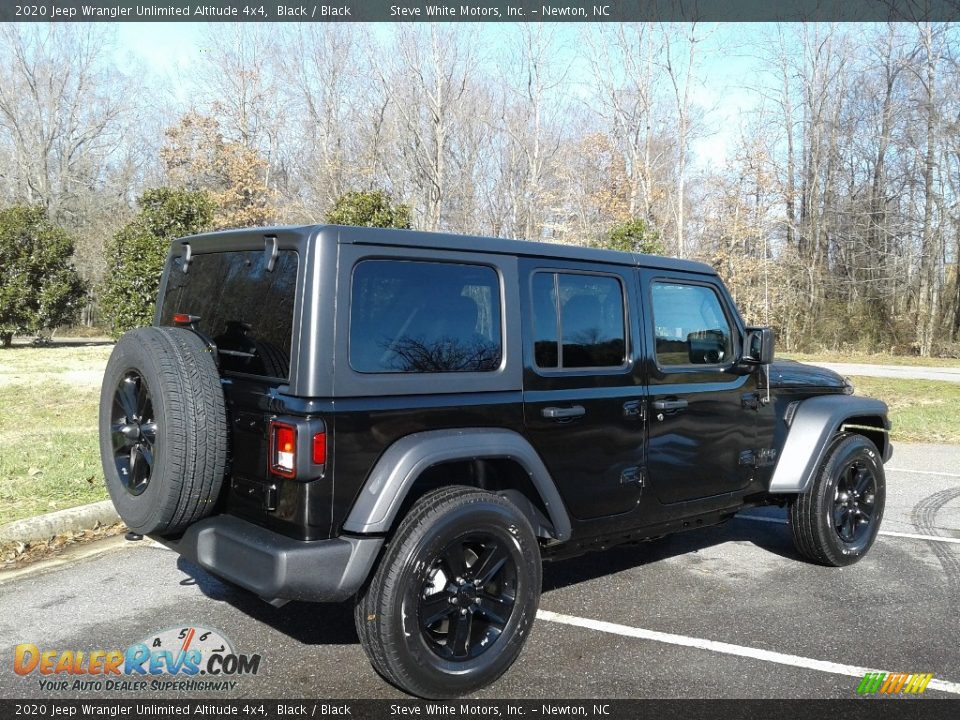 2020 Jeep Wrangler Unlimited Altitude 4x4 Black / Black Photo #6