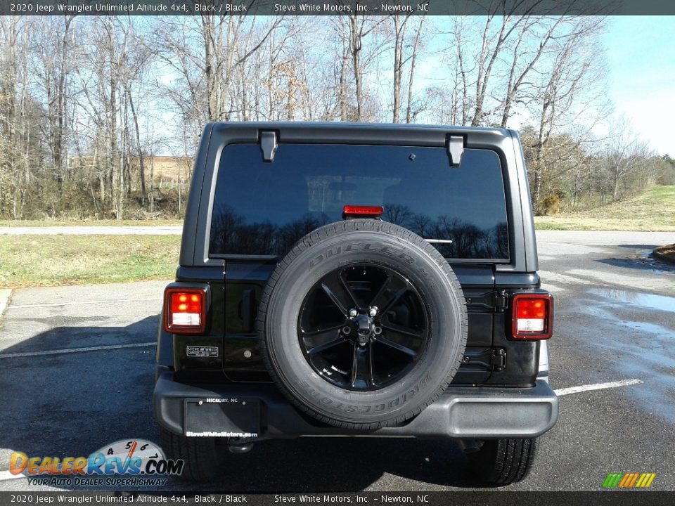 2020 Jeep Wrangler Unlimited Altitude 4x4 Black / Black Photo #7