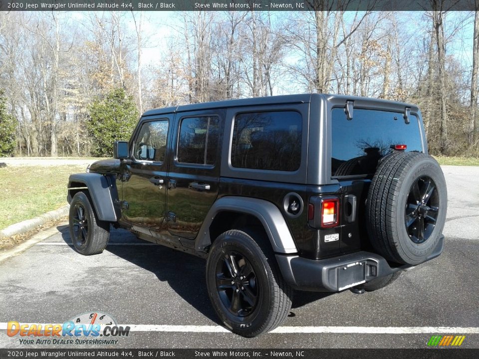 2020 Jeep Wrangler Unlimited Altitude 4x4 Black / Black Photo #8