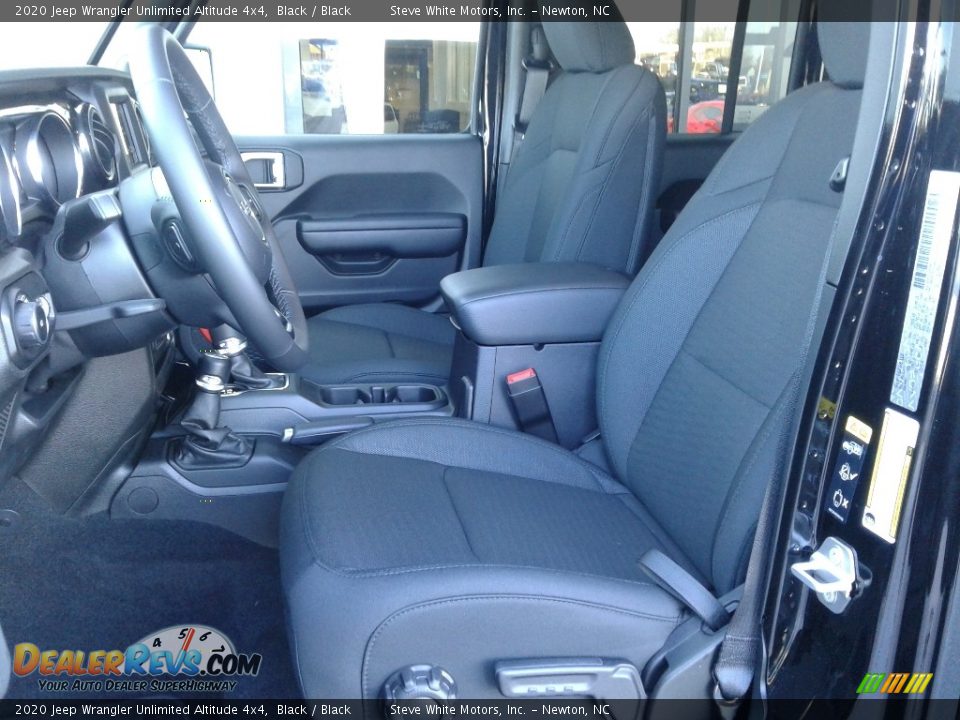 2020 Jeep Wrangler Unlimited Altitude 4x4 Black / Black Photo #11