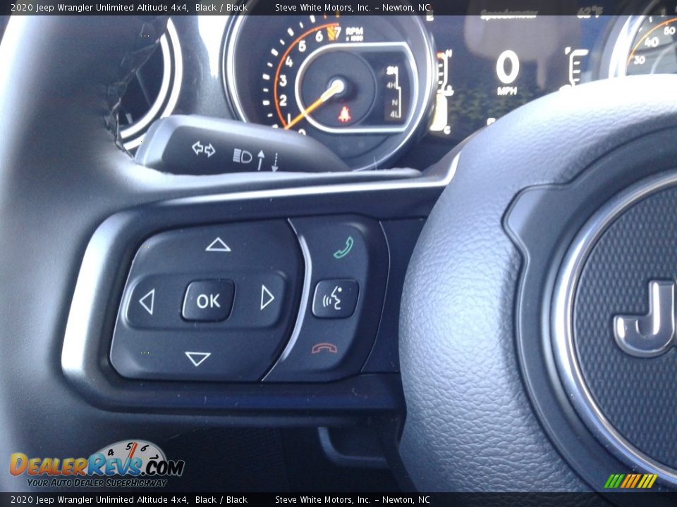 2020 Jeep Wrangler Unlimited Altitude 4x4 Black / Black Photo #19