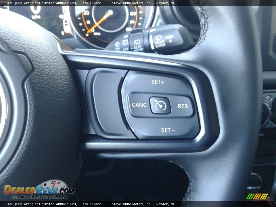 2020 Jeep Wrangler Unlimited Altitude 4x4 Black / Black Photo #20