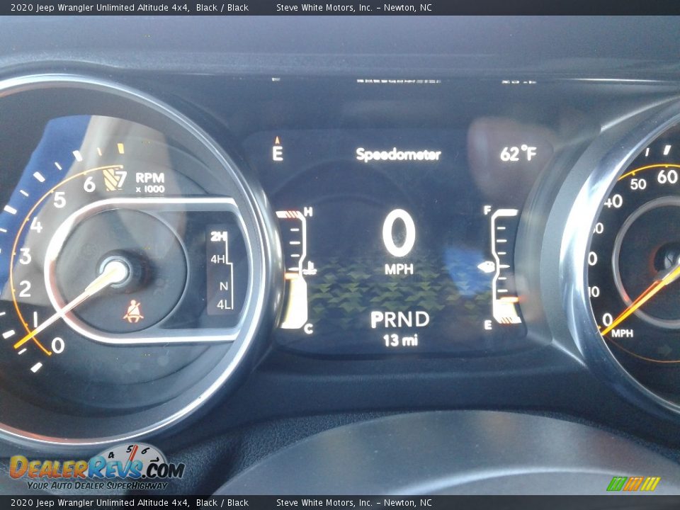 2020 Jeep Wrangler Unlimited Altitude 4x4 Black / Black Photo #21